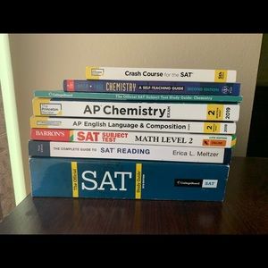 AP/SAT Prep books schooling
